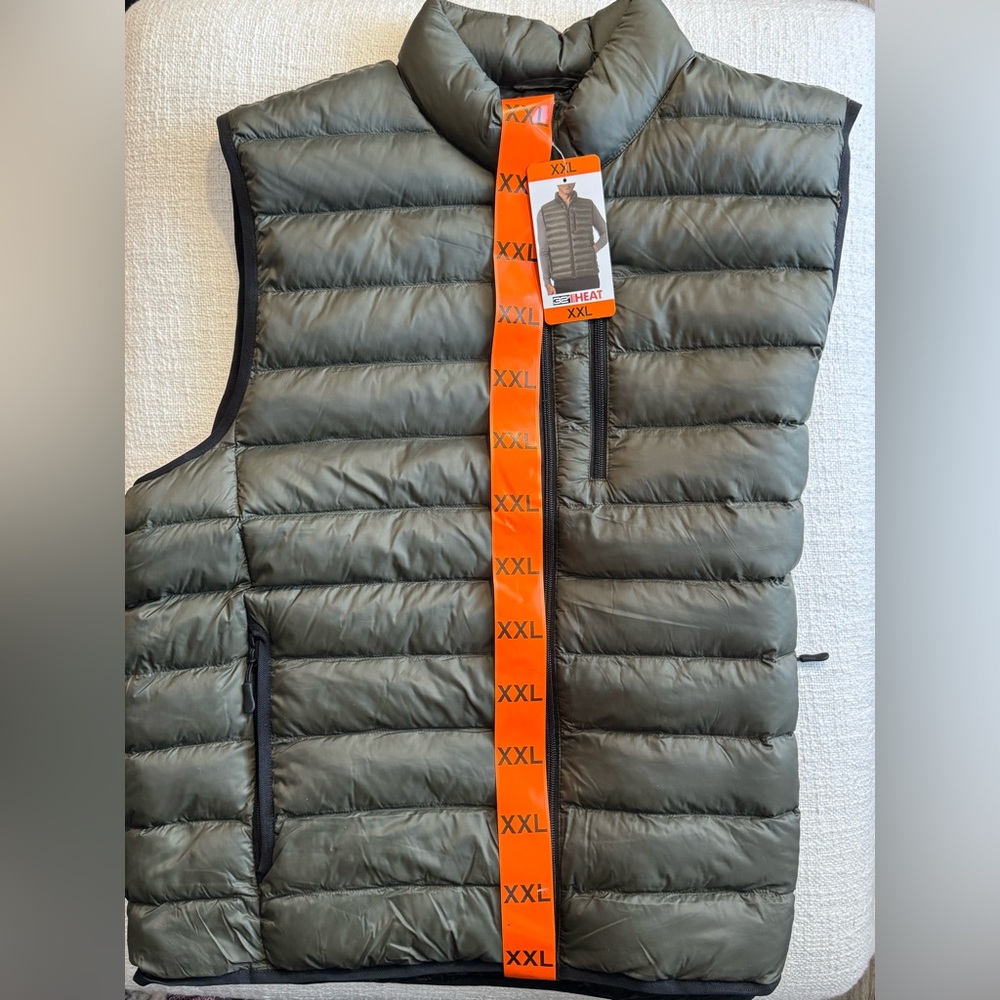 32 Degrees Olive Green Puffer Vest XXL